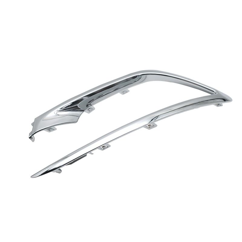 2017-2019, Lincoln, MKZ Fog Lamp Trim, American Version, Chrome Plated Left_voghion.com