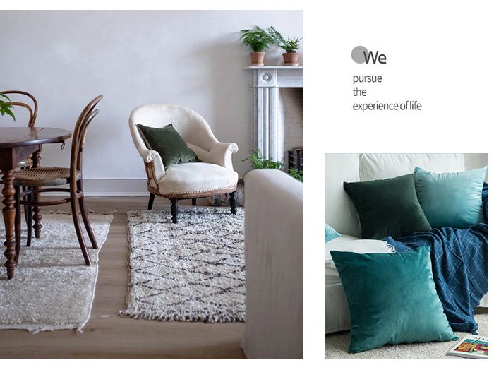Velvet Decoration Pillows 45x45 For Sofa Cushion Cover For Living Room Couch Car Decorative Pillows Nordic Home Decor_voghion.com