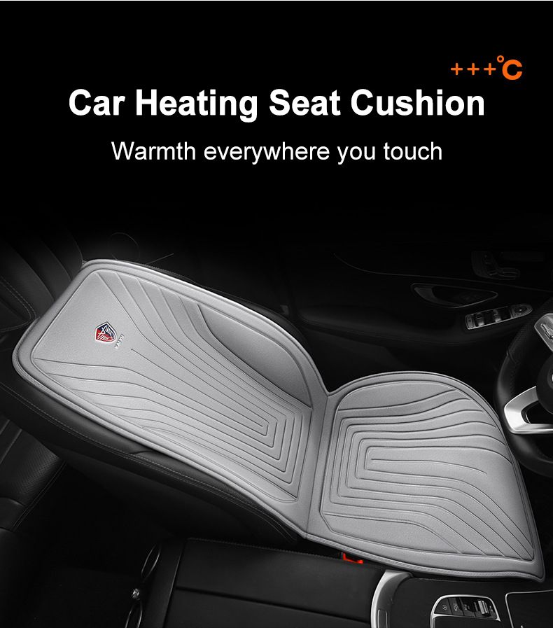 EAFC 1PCS Car Heating Heated 12V DC Soft Warmer Seat Protector Auto Seat Cushion Pad Winter Mat_voghion.com