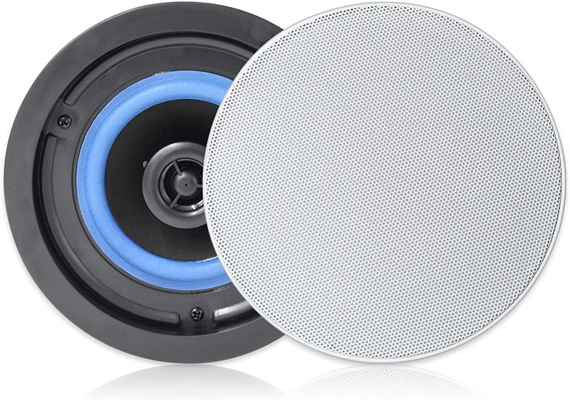 2 x 4 Zoll 160 W 2-Wege-Deckenlautsprecher, passiv, eingebautes Audio, ideal für Badezimmer, Küche, Büro, Wohnzimmer_voghion.com