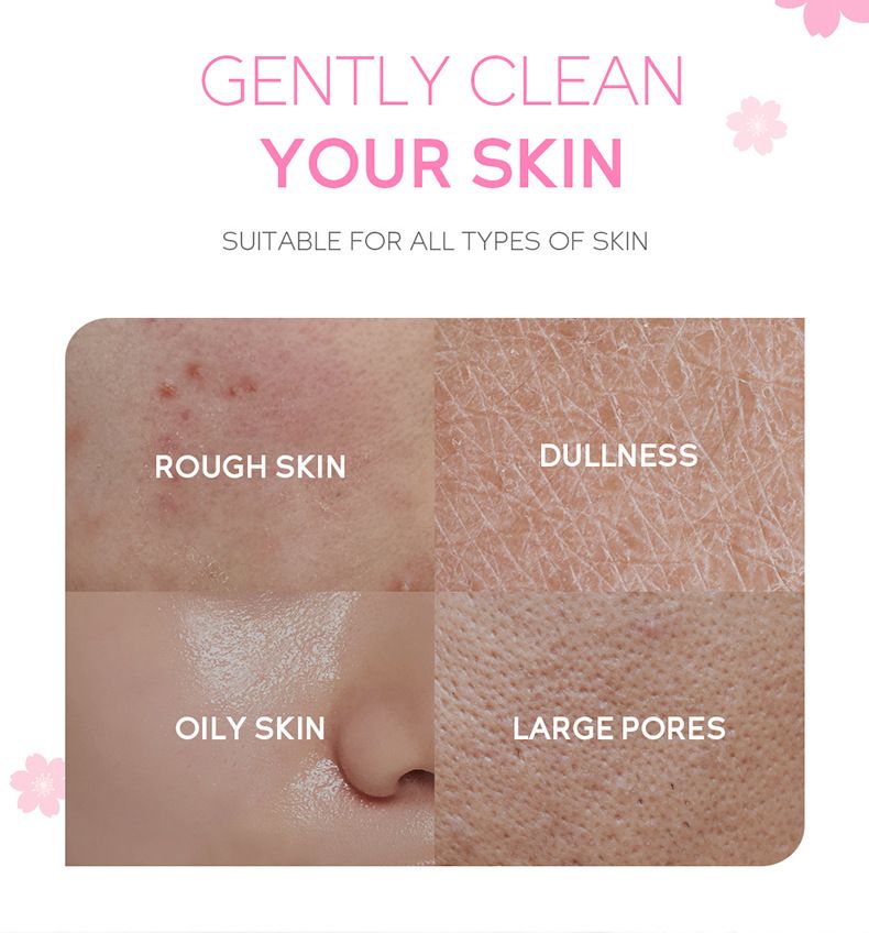 FENYI Sakura 4 daļu ādas kopšanas produktu komplekts mitrinošs un saudzīgs 1 daļas 2 g izmēģinājuma iepakojums ādas kopšanai_voghion.com