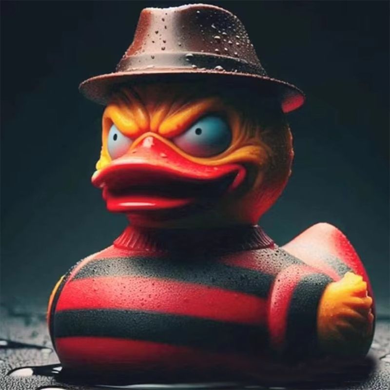 HalloweenEvilDuckAnimeFigureHorrorSeriesStunningDollThrillingParadiseFigurineSpookyDeskDecorCollectionToyGift_voghion.com