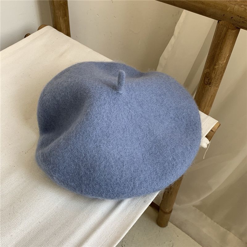 Neuheiten Elegante Wolle Künstler Maler Neue Winter Klassische Heiße Frauen Mädchen Weibliche Verdickte Woll Französisch Hut Baskenmütze Kappe Gorros_voghion.com