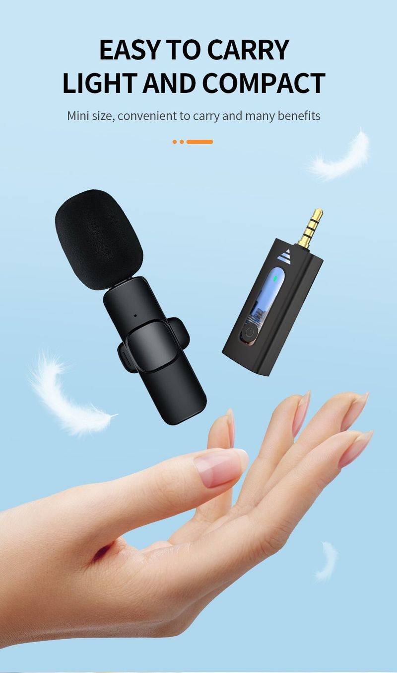 Brezžični 3,5 mm Lavalier mikrofon z reverjem, vsesmerni kondenzatorski mikrofon, zvočnik za kamero, snemalni mikrofon za pametni telefon za Youtube_voghion.com