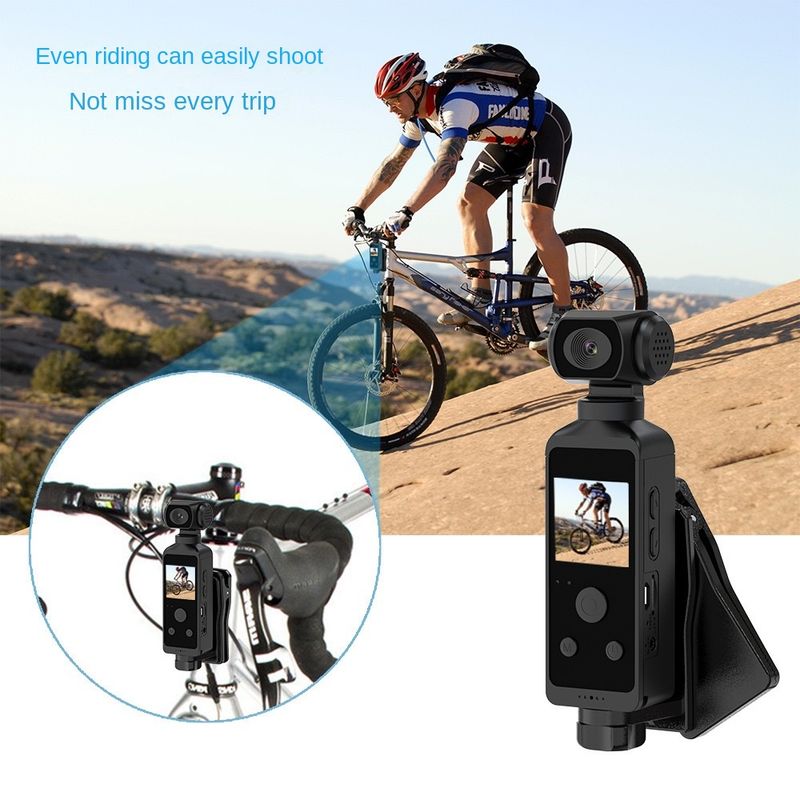HD Pocket Action 4K 270 ° rotatif Wifi Mini spots Camea avec étui Watepoof pour casque Tavel vélo plongée_voghion.com