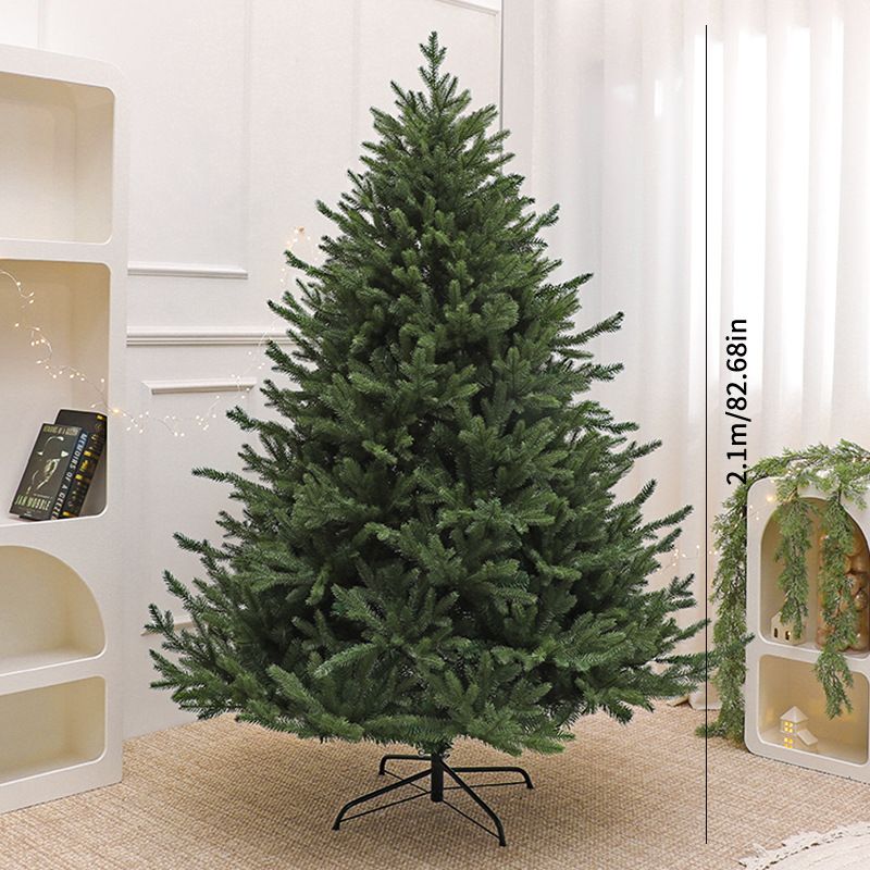 Christmas Tree – Premium PE+PVC Hybrid With Ultra-Dense Branches (1.2M/1.5M/1.8M/2.1M/2.4M/3.0M, Velvet Ribbon Accessory Options)_voghion.com