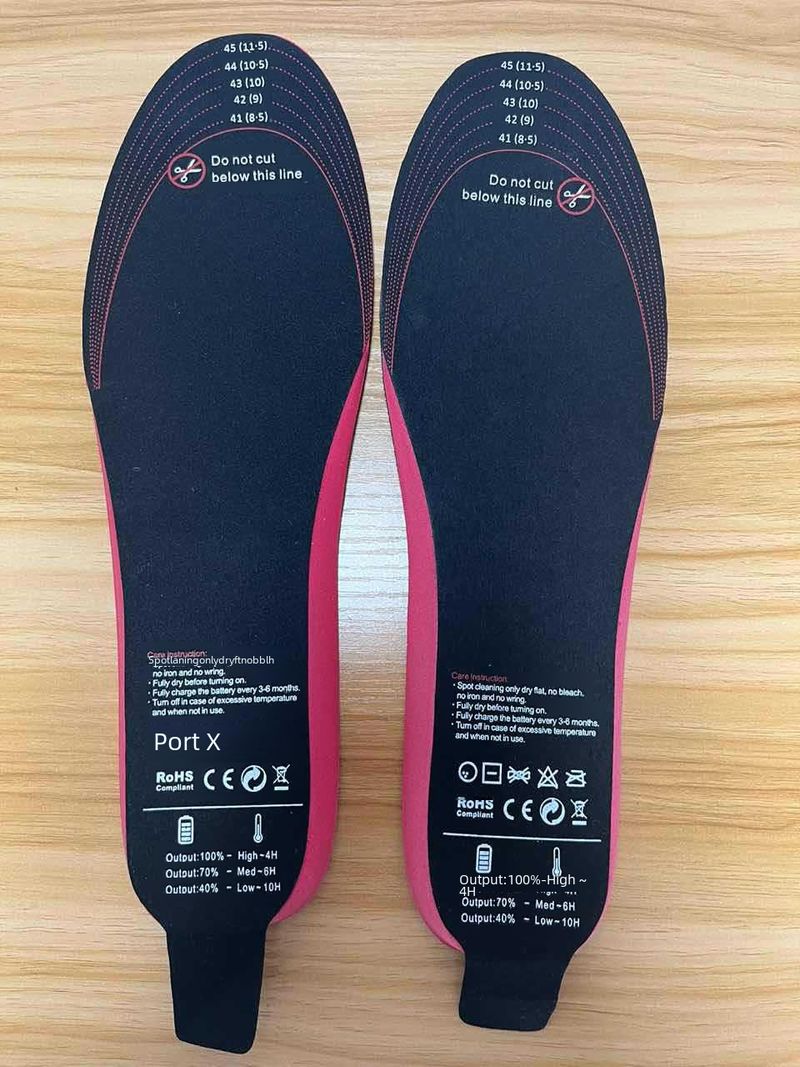 Soletta riscaldante elettrica con telecomando a caldo transfrontaliera, può essere tagliata, scaldapiedi senza fili_voghion.com