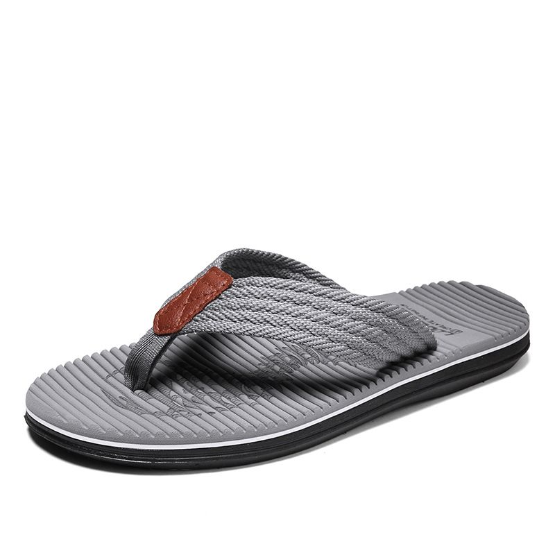 Nuove infradito da uomo alla moda con suola in gomma per ciabatte da spiaggia estive, sandali oversize_voghion.com