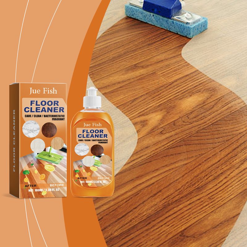Jue-Fish Floor Cleaner, czyszczenie podłóg drewnianych, polerowanie, rozjaśnianie, silne odkażanie, odkamienianie, środek czyszczący do płytek_voghion.com