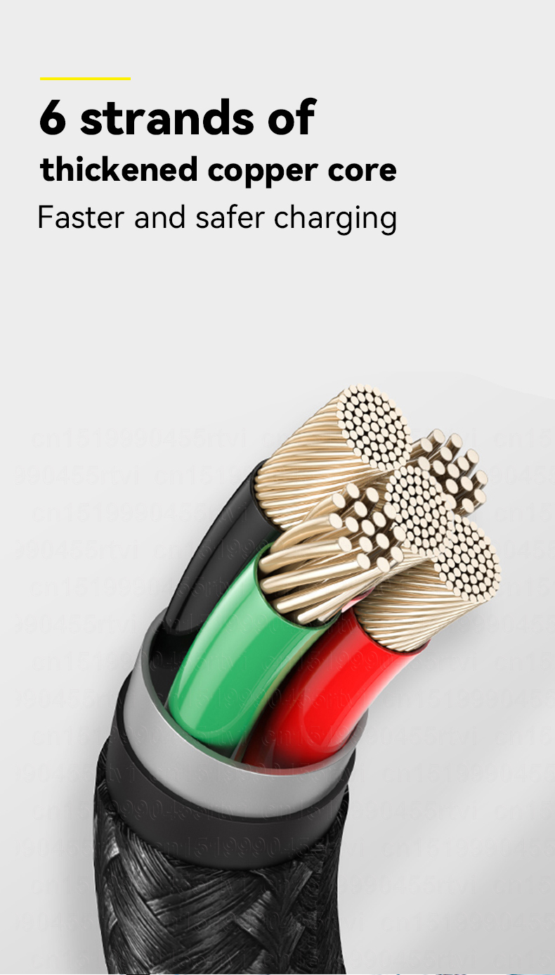 Câble USB C PD en 3 1 pour iPhone 14 13 12 QC4.0/3.0 100W 5A, charge rapide, câble Micro USB Type C pour book Pro_voghion.com