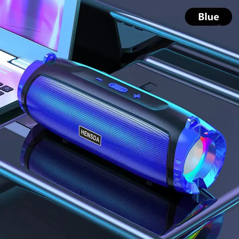 200W Hochleistungs-Bluetooth-Lautsprecher, kabellose Soundbox, tragbarer Subwoofer für den Außenbereich, wasserdichter PC-Säulen-Musik-Player mit FM_voghion.com