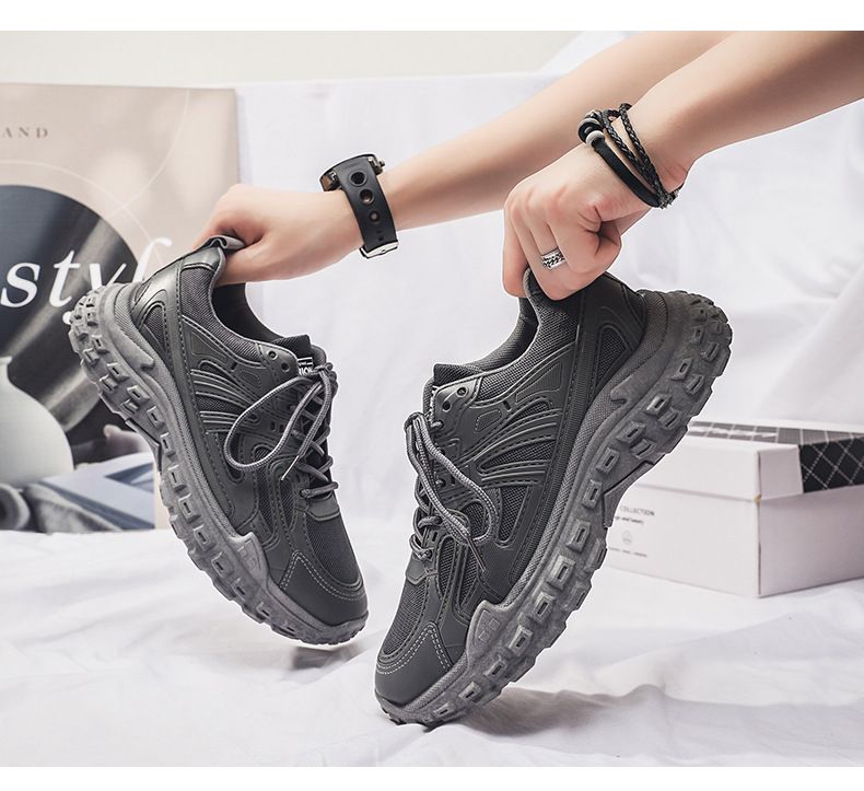 Sicherheits-Sneakers für Herren im Sommer aus atmungsaktivem Mesh im koreanischen Stil, trendige, vielseitige, rutschfeste Laufschuhe für Papa_voghion.com