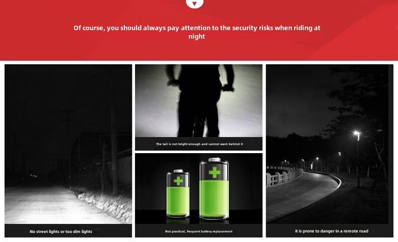 Fietsachterlicht USB-oplaadbaar Superhelder Fietsuitrusting Mountainbike-accessoires Hoogtepunt 9 18 Achterlicht_voghion.com