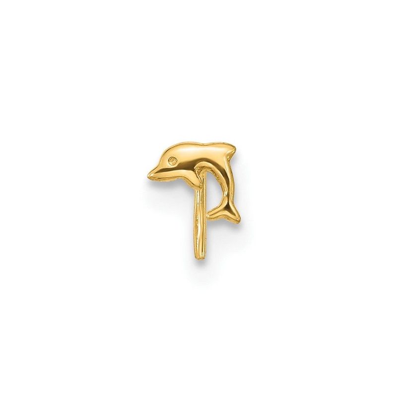 14k 23 Gauge Dolphin Nose Ring_voghion.com