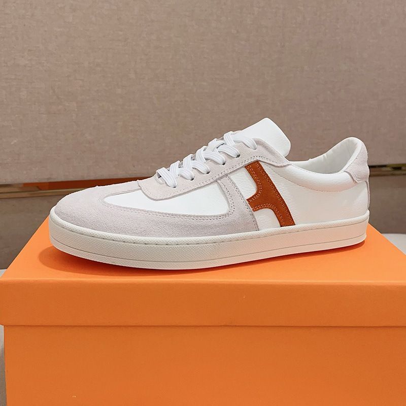 Flache Schnürschuhe aus Wildleder und echtem Leder mit Farbblockierung in Weiß für vier Jahreszeiten, koreanische Mode, trendige Freizeitschuhe für draußen_voghion.com