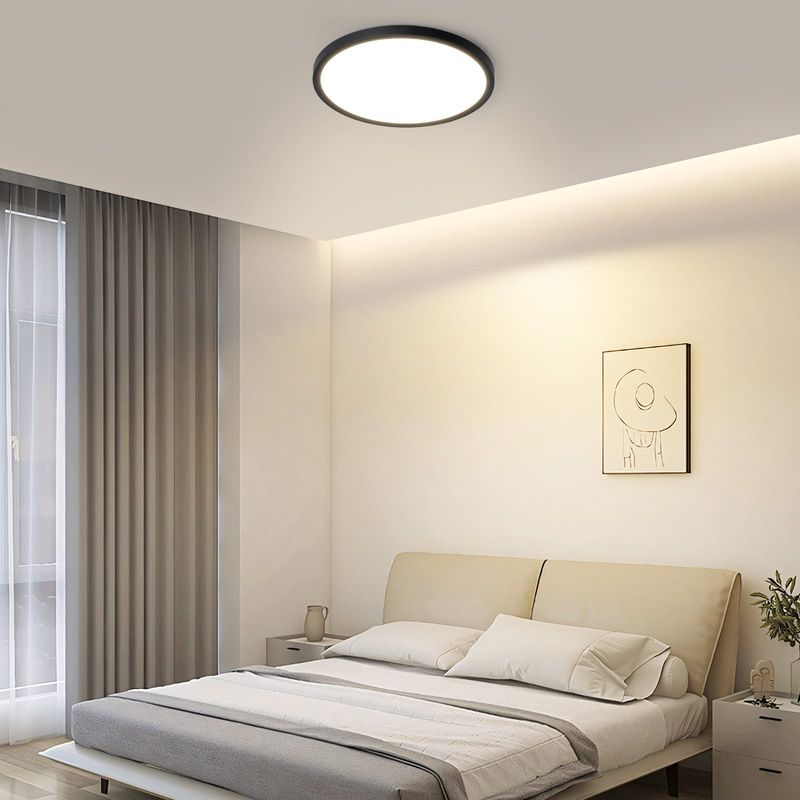 Glitzerlife Deckenlampe LED Deckenleuchte Flach - Rund Badezimmerlampe 18CM IP44 Wasserdicht Badlampe Küchenlampe Flurlampe 15W Augenschutz 3000K/4000K/6500K_voghion.com