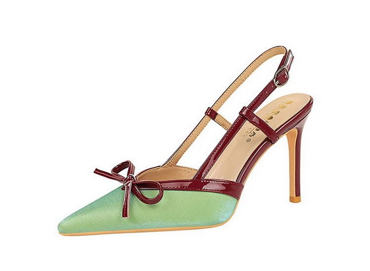 Elegante Stiletto-Absätze mit Schleife für Damen – Pumps mit spitzer Zehenpartie und offener Rückseite und bequemer Polsterung, perfekt für Partys und Abendveranstaltungen_voghion.com