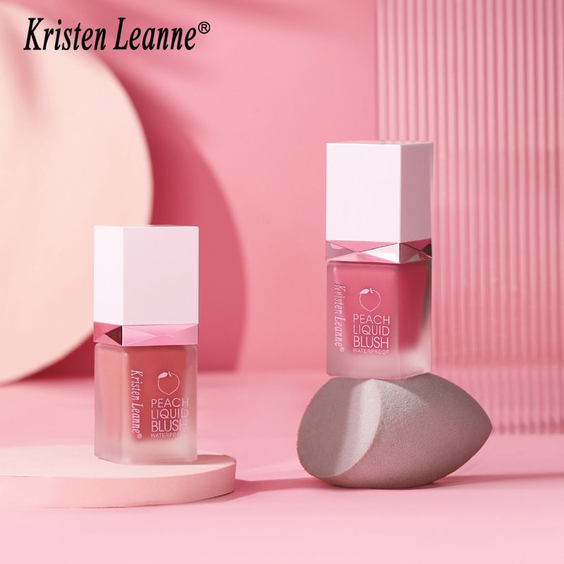 Blush lichid Kristen Leanne Natural Color, ruj mat catifelat delicat, de lungă durată_voghion.com