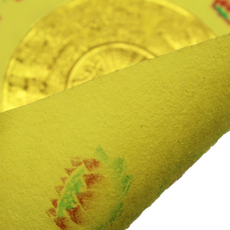 Yuanbao artesanal con estampado dorado responsivo, gran compasión, papel de aluminio antiguo, cumplimiento de deseos, Festival Qingming_voghion.com