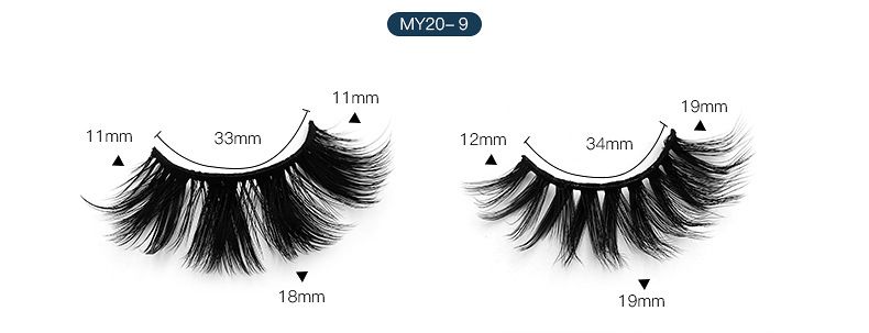 European and American double eyelids fluffy and thick curly mink hair false eyelashes thickened not easy to lose eyelashes_voghion.com