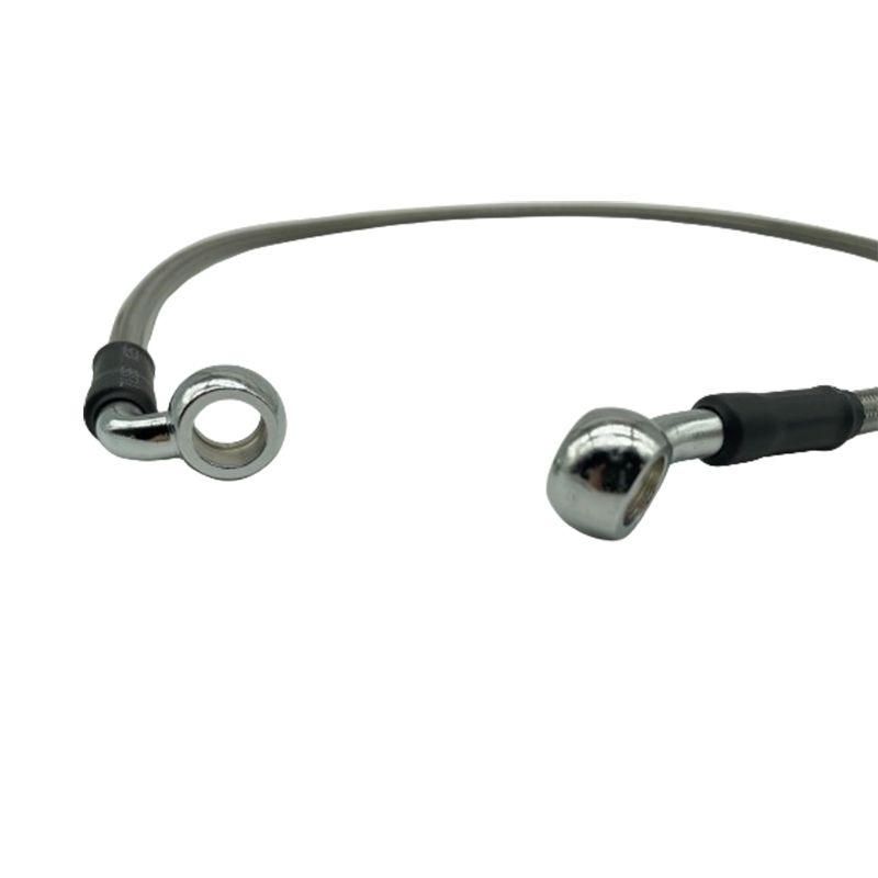 Tubo flessibile freno in acciaio intrecciato per moto da 10 mm, da 28 a 90 gradi, tubo banjo idraulico, 300 mm-2200 mm, universale_voghion.com