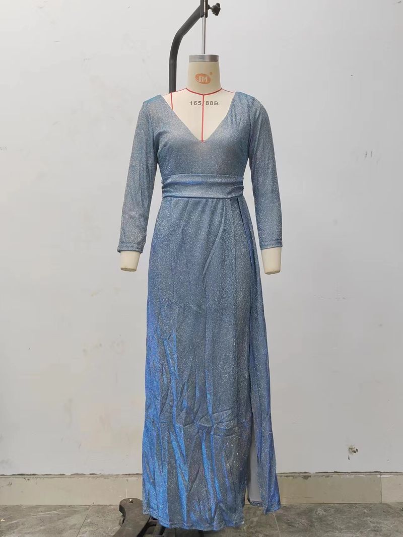 Women's Clothing banquet dress ins double-sided sequined large skirt tube top sexy fashion jumpsuit_voghion.com