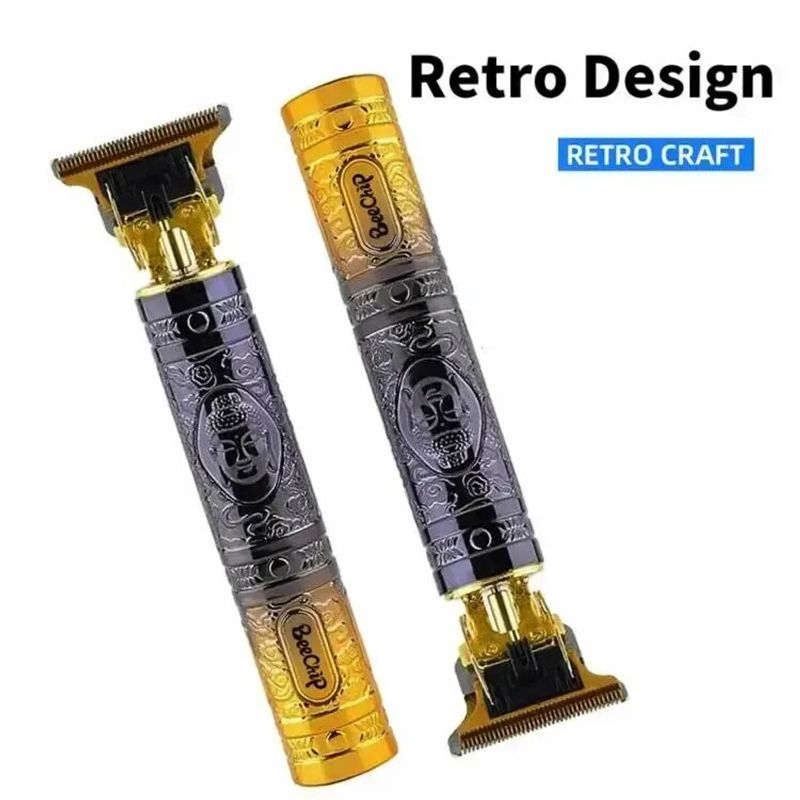 Tondeuse à cheveux pour hommes Golden Buddha USB Tondeuse à cheveux électrique Faders Barber Rasoir à tête rasée Multifonctionnel_voghion.com