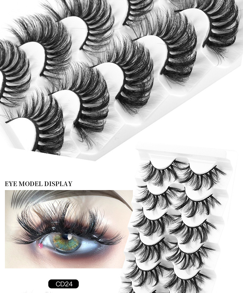 Lash extension set Thick high mink false eyelashes naturally curl your lashes_voghion.com