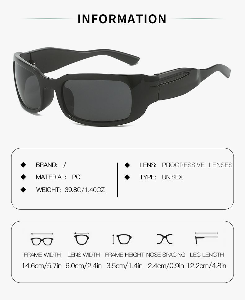 Y2K Millennium Spicy Girl Instagram Beliebte Outdoor Konkav Stil Trendy Sonnenbrille_voghion.com