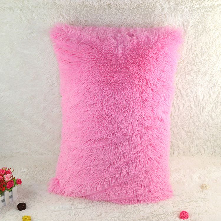 Federa invernale in peluche spessa e calda, federa singola in peluche, federa a pois_voghion.com