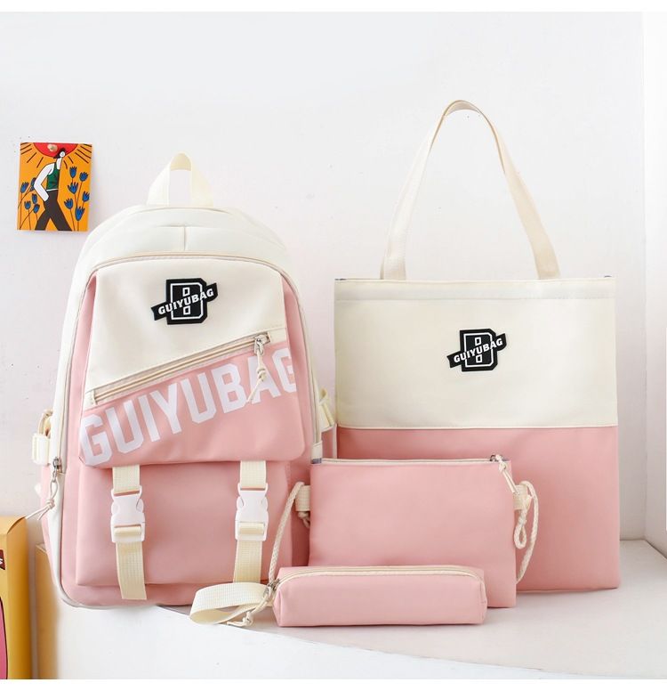 Women's bag 2024 new high-capacity for middle and high school students, fashionable backpack, computer bag, backpack_voghion.com