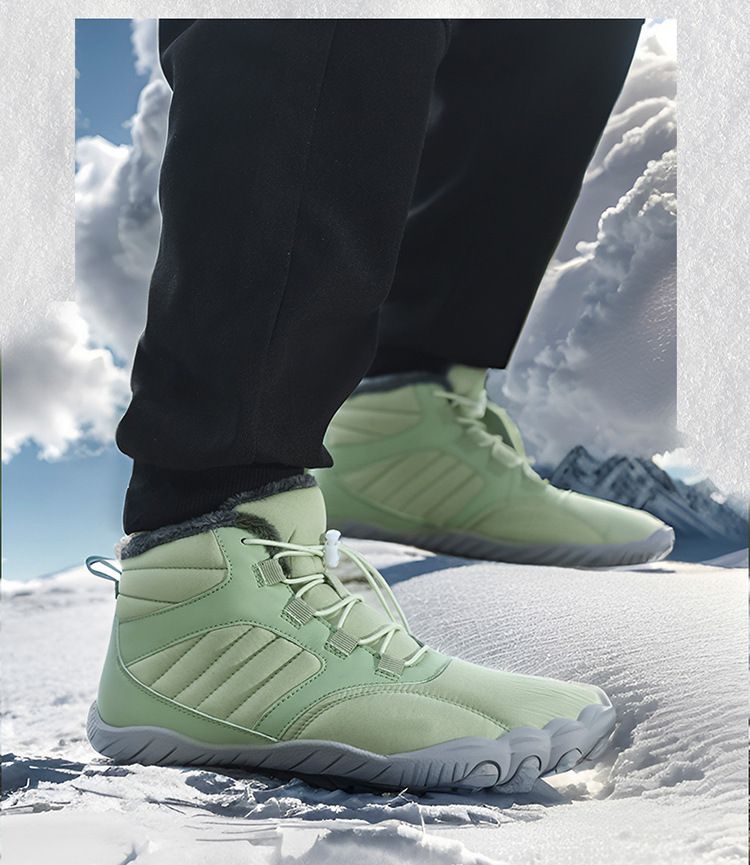 Ski Boots Winter Cold Proof Boots Plus Velvet Thickened High Top Outdoor Men And Women Snow Boots Couple Non Slip And Water Resistant Cotton Shoes_voghion.com