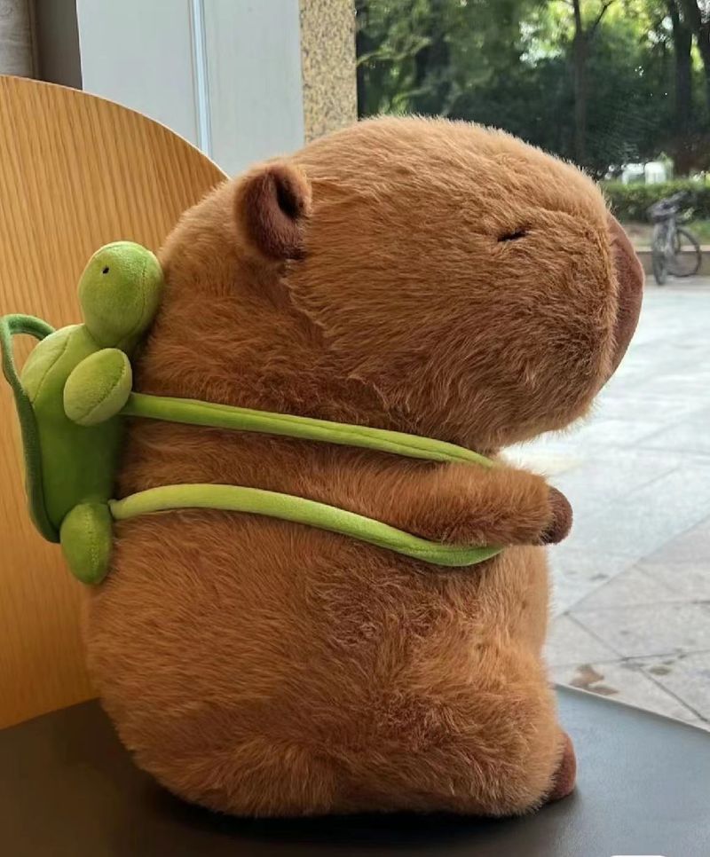 Realistisches Capybara-Plüschtierkissen, süße Stoffpuppe_voghion.com