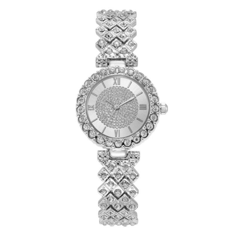 European And American Trends Trending Starry Sky New Luxury Style Small Dial Rhinestone Alloy Women's Quartz Watch_voghion.com