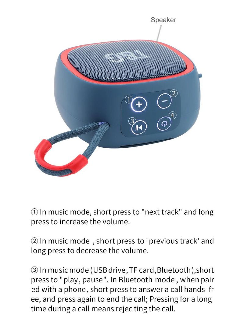 Draagbare Bluetooth-luidspreker, geluidsbox, draadloze radio, FM-muziek, mini, kleine Bocina Coluna, kolom-pc, Blootooth Acoustics_voghion.com