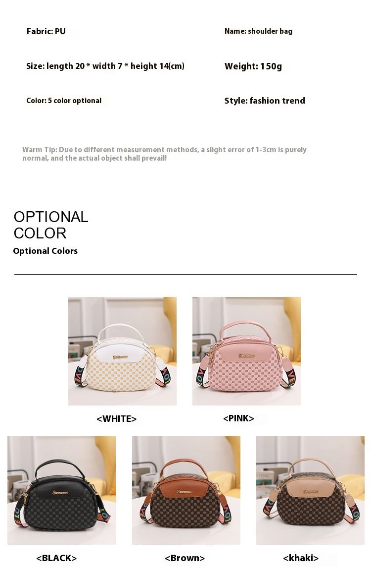 Double Zipper Printed Handbag 2024 Ladies Bags New Women's Trendy Shoulder Bag_voghion.com