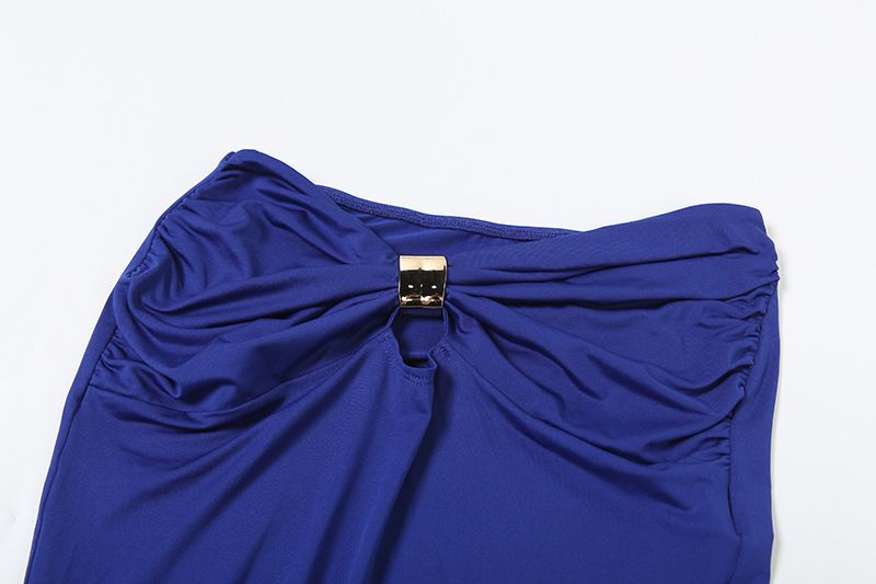 Damenbekleidung Hals Hohe Taille Langer Rock Anzug Ein Korsett Langer Kleidanzug_voghion.com