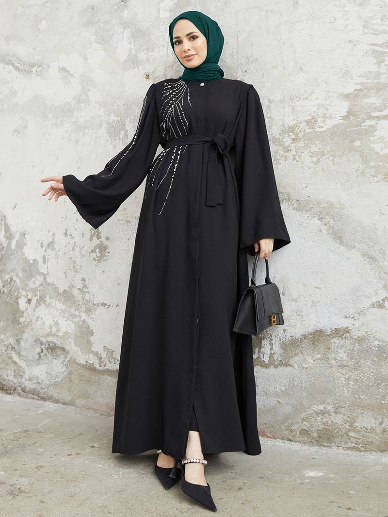 Abbigliamento da donna, abito da donna, abito lungo, con perline pesanti, diamanti caldi _voghion.com