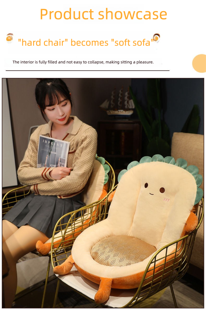 Tatami con schienale integrato, seduta comoda, cuscino da pavimento per uso domestico in camera da letto, cuscino spesso per sedia_voghion.com