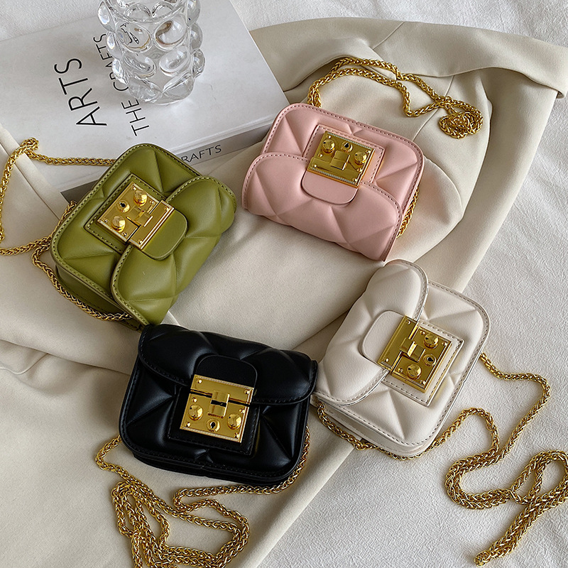 Mini borsa a tracolla trapuntata 2023 in stile coreano, semplice e di alta qualità, con naso di maiale, da donna_voghion.com