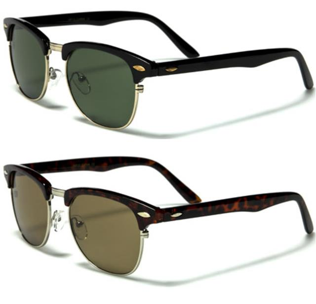 CLASSIC BLACK BROWN POLARIZED SUNGLASSES RETRO VINTAGE DRIVING MENS LADIES WOMEN_voghion.com