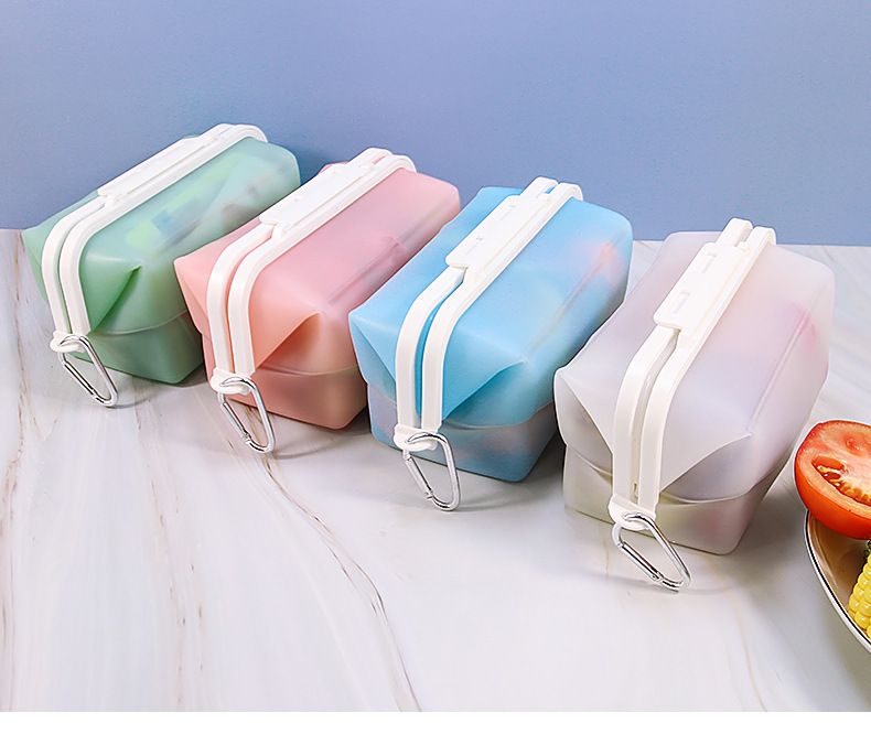 Contenitori pieghevoli per alimenti in silicone, senza BPA, adatti a microonde e congelatore, contenitori per il pranzo a tenuta stagna con coperchi (confezione da 3)_voghion.com