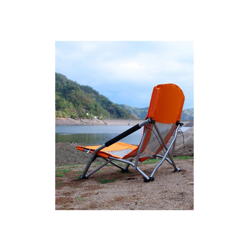 Outdoor Leisure Recliner Camping Folding Beach Portable Travel High-Back Fishing Chair_voghion.com