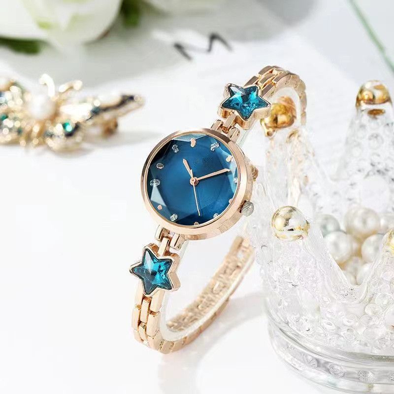 Ensemble de bracelets tendance 2024, tempérament de niche, montre femme polyvalente simple et décontractée_voghion.com