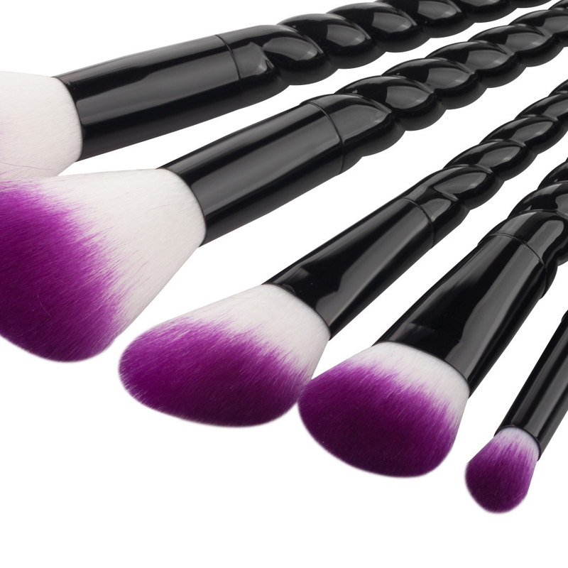 5-teiliges Make-up-Pinsel-Set, Pinsel-Set, Gewinde, Einhorn, Make-up-Pinsel-Werkzeuge, GUJHUI Yuncai_voghion.com