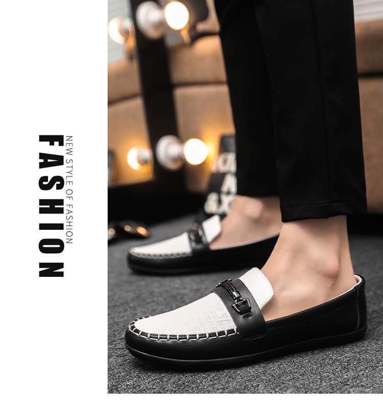 Dou For Men 2024 Νέα Μοντέρνα Ανδρικά Ανοιξιάτικα Αναπνεύσσιμα Δερμάτινα Αντιολισθητικά Ελαφριά Παπούτσια Εργασίας_voghion.com