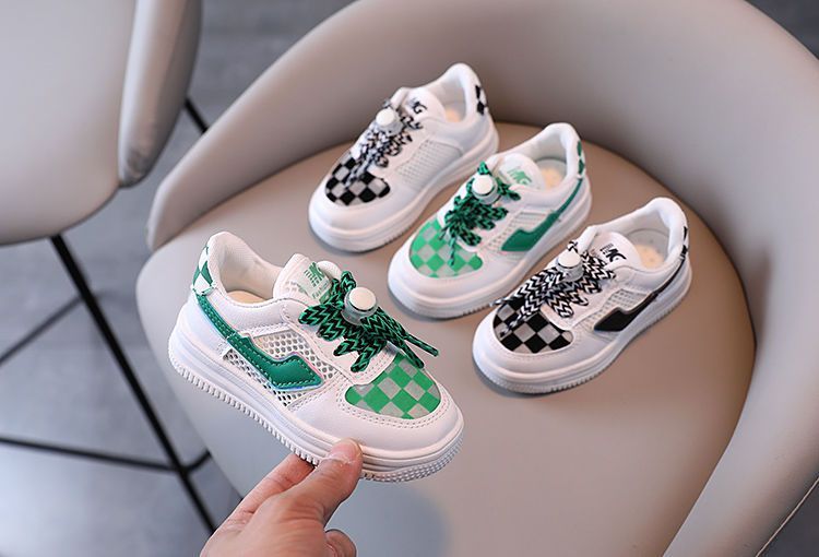 Estate 2025 Nuove scarpe sportive traspiranti in rete singola per bambini e bambine_voghion.com