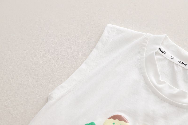 Children's and boys' suit 2024 new westernized baby burger vest striped pants summer clothing trend_voghion.com