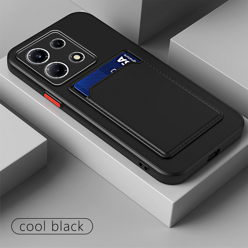 Liquid Silicone Case For INFINIX Note 30 VIP note 12 11 Pro 10 Pro Hot 20 20i 20s 11S NFC 11 10T 10S Card Pocket Slot_voghion.com