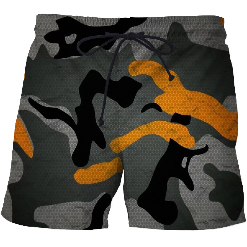 3D Fish printti rantashortsit Miesten kesä 2023 Harajuku Hip Hop Uinti miesten shortsit unisex löysät urheilut_voghion.com